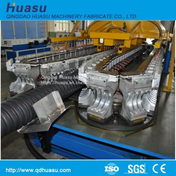 PVC Plastic Tendon Spiral Enhanced Pipe Line     Description of PVC Plastic Tendon Spiral Reinforced Pipe Extrusion Line:     PVC plastic tendon spiral reinforced pipe has many advantages, such as extrusion resistance, corrosion resistance, and pressure r