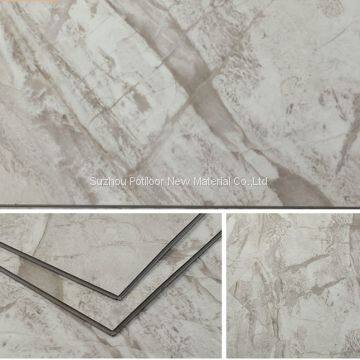 PVC flooring sheet tiles slotted click lock 3.2mm thickness 0.5mm wear layer