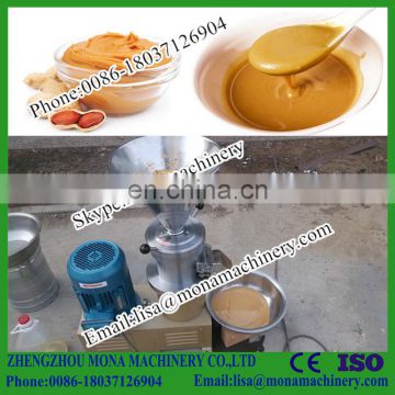 304 Stainless steel automatic nuts paste making machine/colloid mill/industrial peanut butter machine