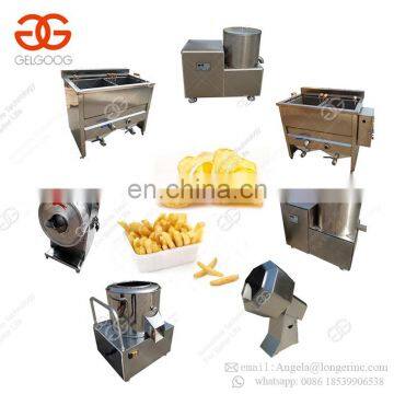 Industrial Semi Automatic Frying Equipment Sweet Potato Chips French Fries Production Line Small Potato Chips Making Machine photo-2