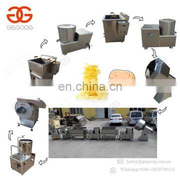High Quality Semi-Automatic Fresh Pringle Potato Chips Making Machine Frozen French Fries Line photo-2