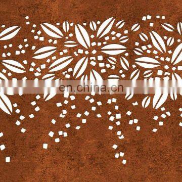 Corten Steel Screen for Garden Decoration photo-4