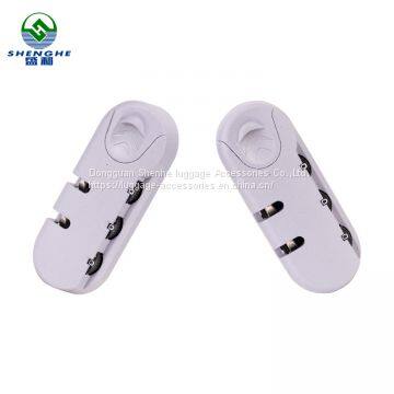 Guangzhou Professional Suitcase Parts Plastic Combination Luggage 3 Digit Digital Lock