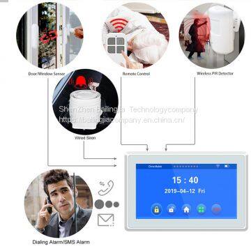 Home Tuya 3G 4G Security Alarm System Gsm 433MHz Wifi Wireless Remote Control Smart House Alarm System photo-5