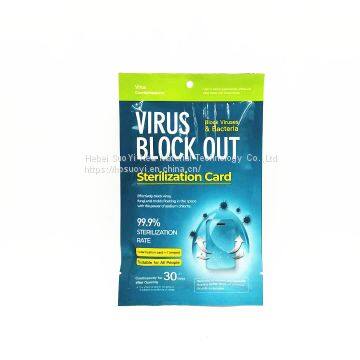 Stick Air Sterilization Card anti virus shut out card