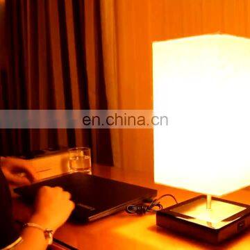 Drop Shipping Retail DC5V Touch LED Vintage Table Lamps USB Charge Port Night Lighting for Bedroom Children Room