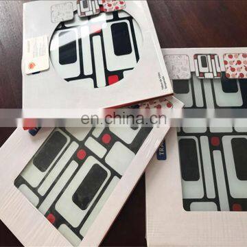 High Quality Stain Resistant Decorative Tempered Glass Cutting Board For Kitchen