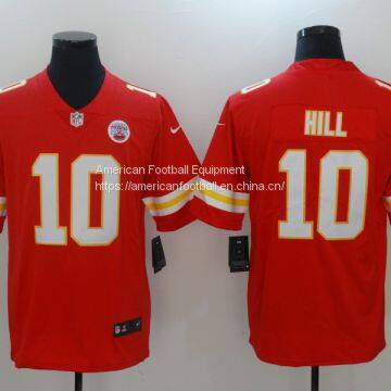 Kansas City Chiefs #10 Hill Red Jersey