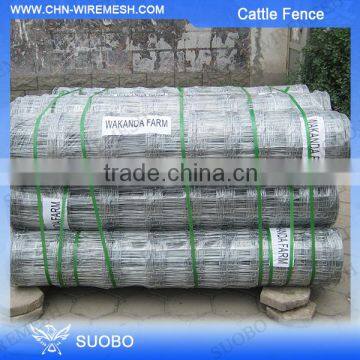 Alibaba China Supplies Hot Dipped Galvanized Panel Fence Low Cost Graduated Mesh Galvanized Field Fence Welded Cattle Fence