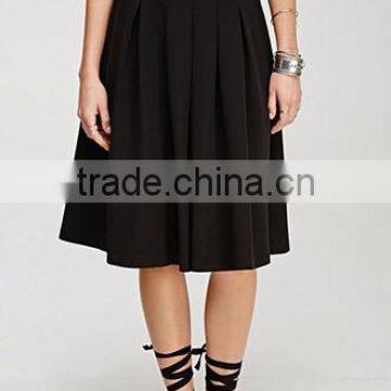 Popular Hepburn Wind A-line Ladies' Pleated Skirt for Women photo-3
