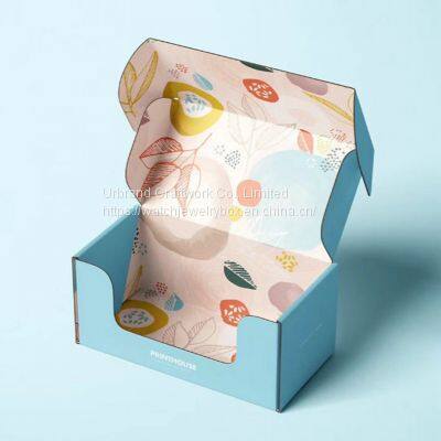 Custom express transport cardboard box gift box Festival gift daily necessities packing box corrugated support printing logo