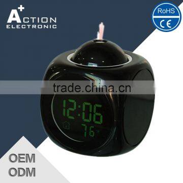 Projector Digital Clock with Talking Alarm Clock