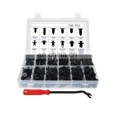 Hot Sale 240 Pcs Push Retainer Kit and Free Fastener Remover