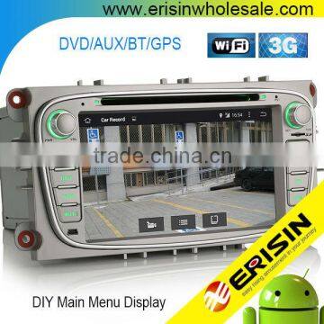 Erisin ES2608F 7" HD Android 4.4.4 Bluetooth Car Audio with GPS for S-MAX