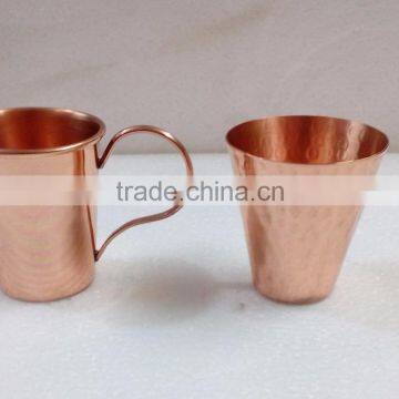 100% Food Safe Pure Copper Shot Cup From India