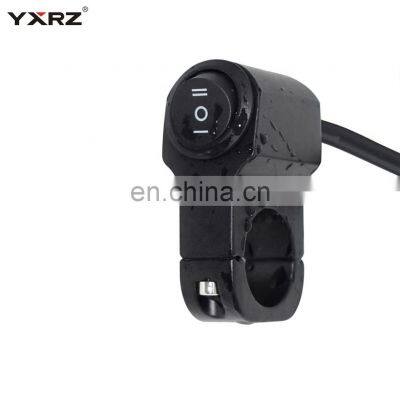 Waterproof motorcycle switches on off start stop button 7/8