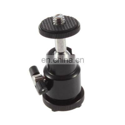 Mini Ball Head for DSLR Pole Mount Camera Bracket Camcorder Light Bracket Swivel TL2269 Bracket For Camera