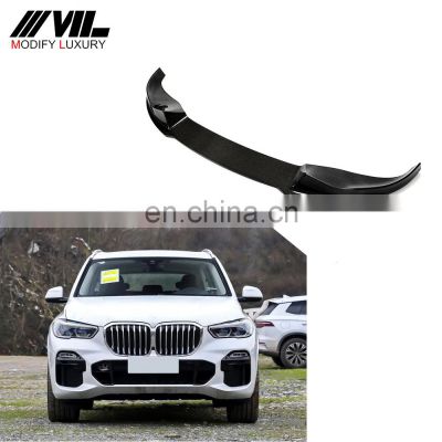 Modify Luxury X5 M Sport Carbon Fiber Front Spoiler for BMW X5 G05 Utility 4-Door 2019-2020