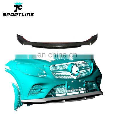 Carbon Fiber GLC43 Sport Front Lip Spoiler for Mercedes Benz GLC250 GLC300 GLC350 GLC43 AMG 2017- 2019