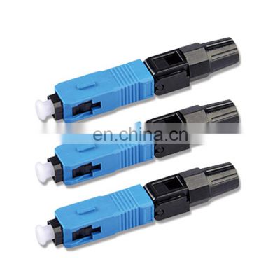 Professional Factory Manufacturer custom price Industrial Telecommunication FTTH SC UPC fiber optical fast+connector