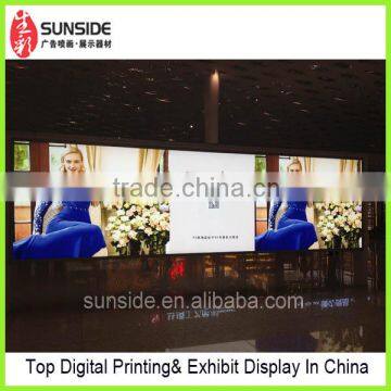 Bright Light Banner With uv-Printing Directly In Airport of Shenzhen