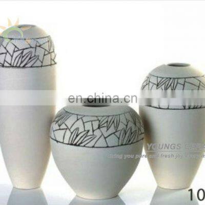 Chinese jingdezhen modern & fashion interior decoration ceramic vases