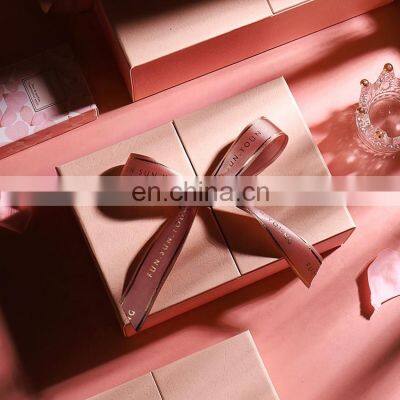 nail lunch pink cute custom logo wig luxury empty glitter false eyelash packaging box