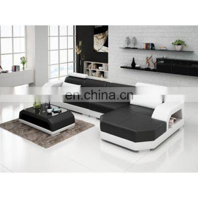 Modern Gray Fabric Sectional Couch Living Room Sofa Set