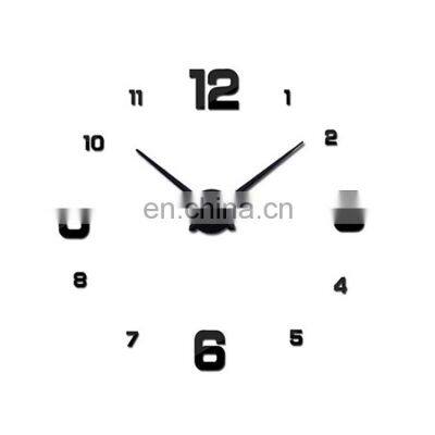 K&B factory wholesale cheap new design home decor EVA+Acrylic diy wall clock