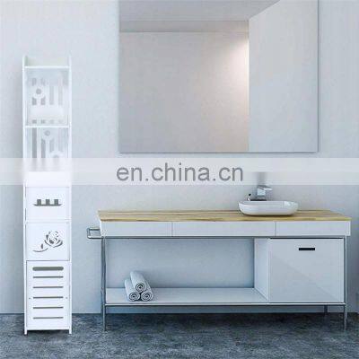 Thin toilet vanity cabinet bathroom wash basin cabinets for bathrooms