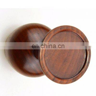 Eco-Friendly Wood Wine Goblet Glasses