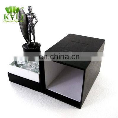 Branded paperboard 30ml/50ml men's perfume packaging box design templates