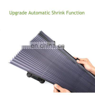 Car Retractable Windshield Sun Shade Block Sunshade Cover Front Rear Window Curtain for Solar UV Protect 65/70cm Car Accessories photo-5
