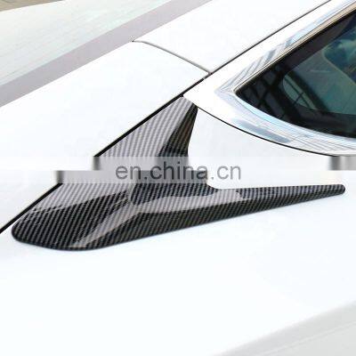 For Tesla Model Y Carbon Exterior Trim Glossy Carbon Fiber Rear Window Trim Strip