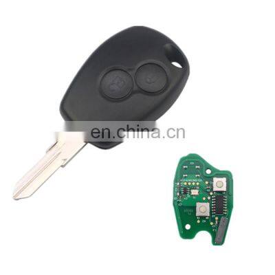 2 Buttons Car Remote Smart Key Cover Case 433 Mhz 7947 Chip For Renault Megane Modus Clio Kangoo Logan Auto Key