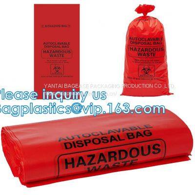 BIOHAZARD AUTOCLAVABLE,ASBESTOS, MEDICAL WASTE DISPOSAL SACKS, PATIENT BELONGING,SPECIMEN SAMPLING BAG photo-5