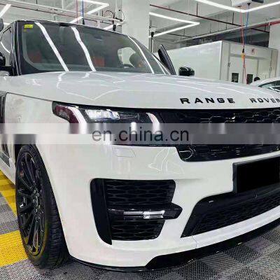 Body Kit Include Front Rear Bumper Hood Headlight Taillight Side Skirt for RANGE ROVER VOGUE L405 13-17 Upgrade 2018 SVO Model