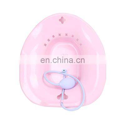 2021 Newest Safe Portable no Squat Squat-free Sitting Basin Steam Tub Healthy PP Toilet Chair Seat Bidet photo-3