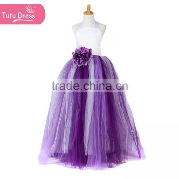 New fashion in 2015 strapless dress wedding flower girl dress