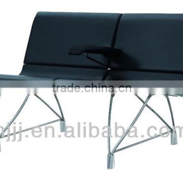 public high quality stainless steel 304 lounge chair waiting chair H60