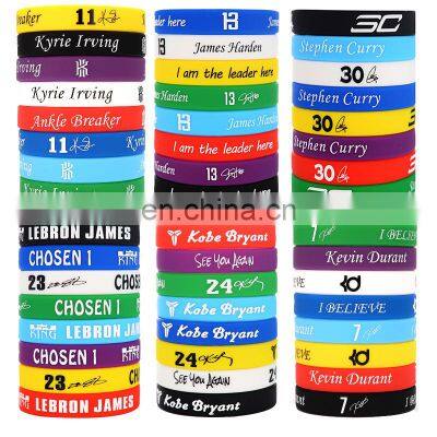 Eco Friendly Rubber Wrist Bands Wristband Silicon Bracelet Custom Logo Silicone Wristband photo-2
