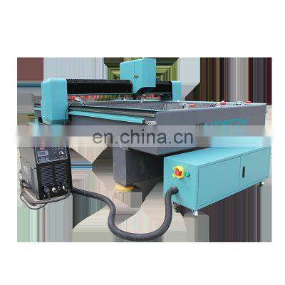 1500x3000mm CNC Metal Plasma Cutting Machines With Side Rotary Axis for Round Metal Pipe Cutting