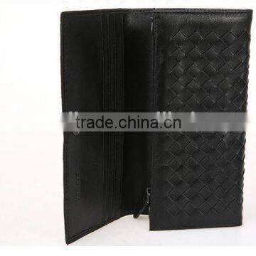 Good Quality Soft Sheepskin Wallet Hand Knitting Long Style Purse Hot Selling Lgenuine Leather Wallet photo-5