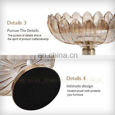 Crystal Glass Large Table Antique Fancy Fruit Bowl Fruit Tray Comport photo-4