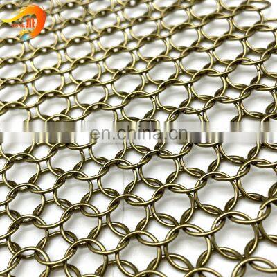 Decorative Chain Mail Ring Mesh Metal Curtain For Screens photo-5