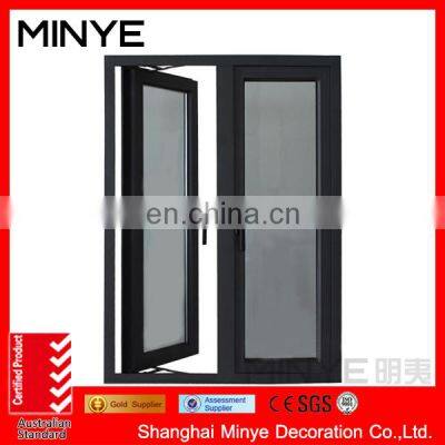 Top Quality Aluminum Bathroom Windows Glass Toilet Window Price photo-3