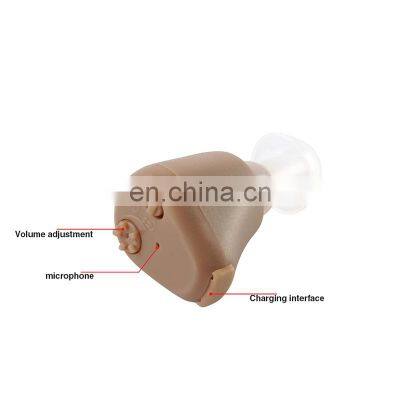 Goodmi Hot Sale Invisible Ear Sound Amplifier Mini Hearing Aid Rechargeable Amplifier CIC Hearing aids For Deafness