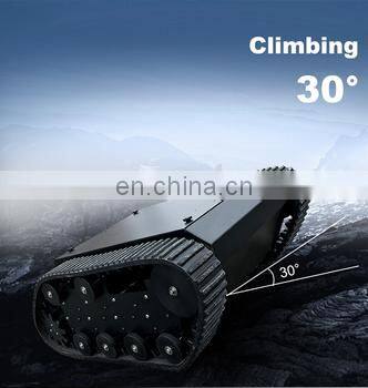 Tank Armoured Vehicle Rubber Track Undercarriage Mobile Robot Chassis photo-5