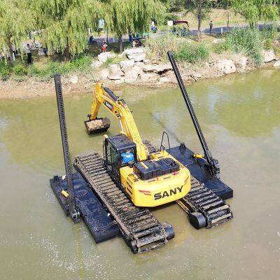 20Ton Amphibious Excavators Swamp Buggy Marsh Buggy Excavator for Dredging
