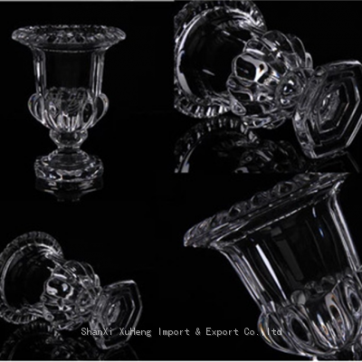 Crystal Vase Transparent Tall Crystal Thicken Glass Wedding Home Decoration Vases photo-4